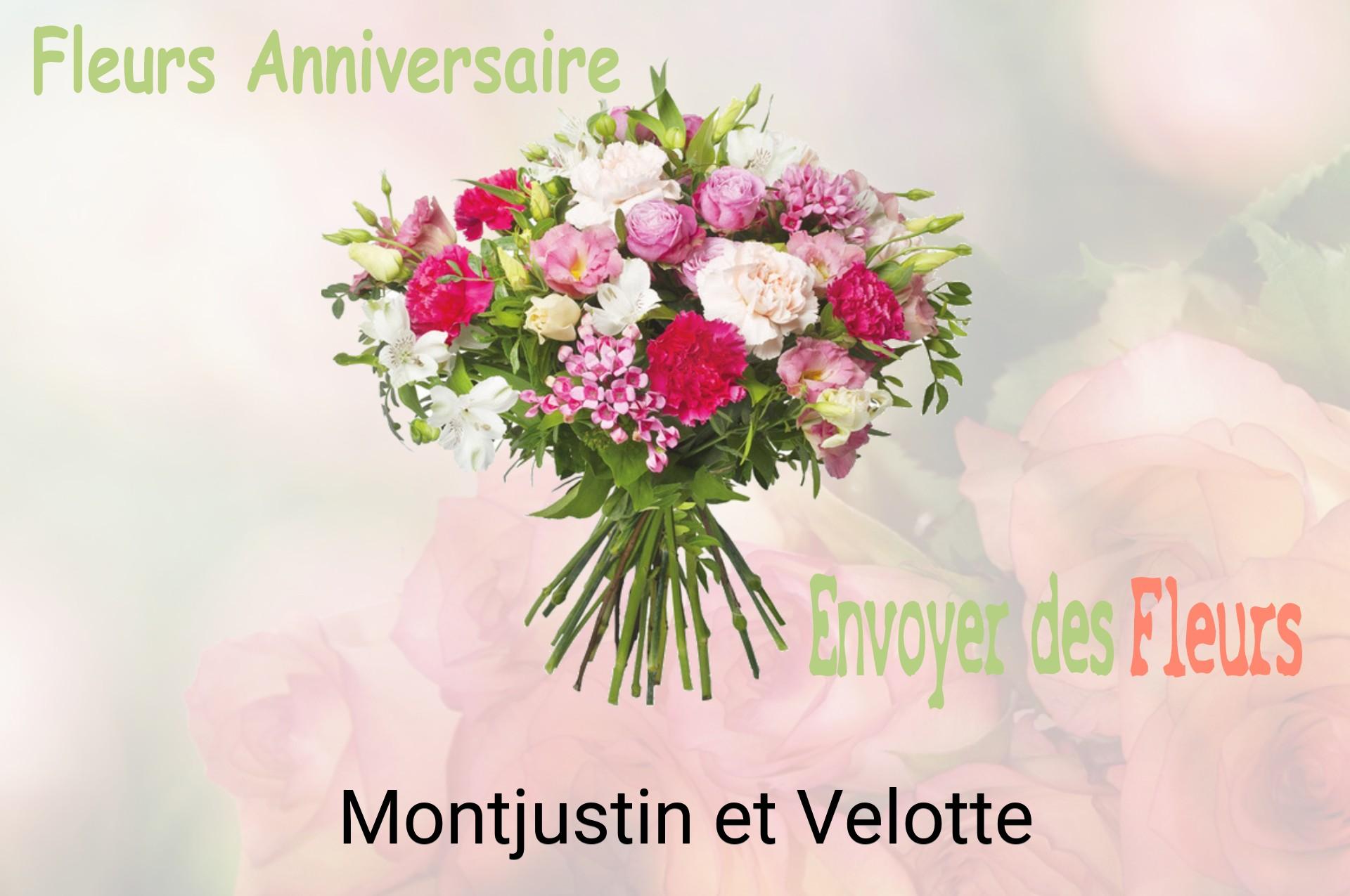 Bouquet de fleurs d’anniversaire livré à Montjustin-et-Velotte