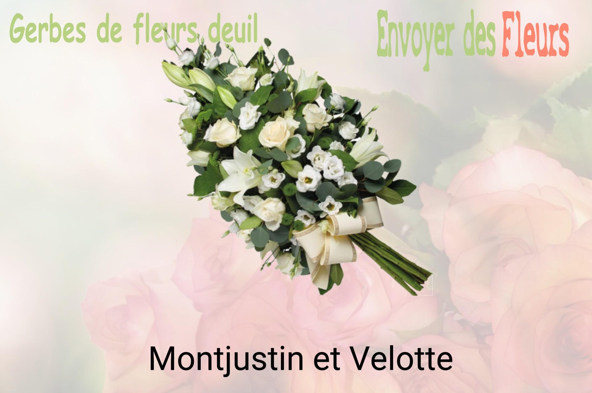 Gerbe de fleurs de deuil livrée à Montjustin-et-Velotte